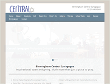 Tablet Screenshot of centralshul.com
